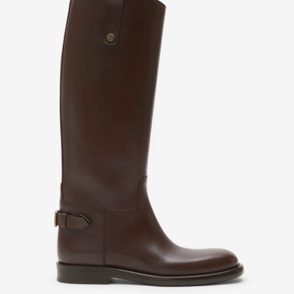 Burberry Shoes - Burberry Brown Over the Knee Boots